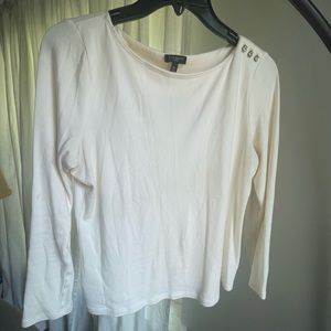 Cream Talbots shirt